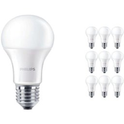Lot 10x Philips Corepro LEDbulb E27 Poire Dépolie 12.5W 1521lm - 840 Blanc Froid Équivalent 100W
