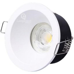 Lampesecoenergie - Lot de 10 Support Spot encastrable etanche IP65 sdb basse luminance, non