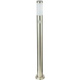 Lampe d'extérieur lampadaire en acier inoxydable détecteur de mouvement IP44 éclairage extérieur