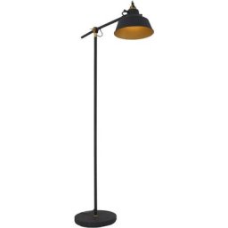 Lampadaire Mexlite Nové Or en Noir - Métal - 1322ZW - Or en Noir