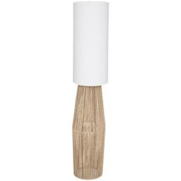 Lampadaire Aissa - papier et métal - blanc - H130 cm Atmosphera créateur d'intérieur - Blanc