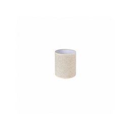 Abat-jour cylindrique Happy E27 lin beige 15dx15dx18h