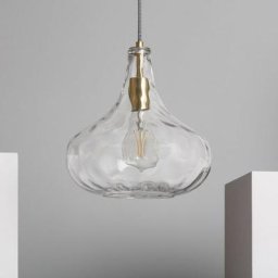 Suspension Verre Tassel Doré - Doré