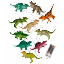 Guirlande Lumineuse 10 led Dinosaure pour Enfants Noël Guirlande Lumineuse Enfants Chambre Lumières