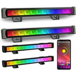 1PC Projecteur Linéaire Barre led rgbcct 36W Bluetooth Télécommande rf Lampe extérieur lumineux