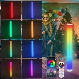 6W led lampadaire lampadaire support coin lumière lampadaire couleur changeante rgb led - rgb