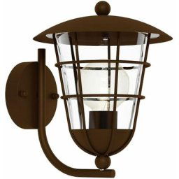 Eglo - Lumière extérieure Applique murale aufwärts brun pulfero 1