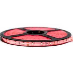 Ruban Professionnel 3528 -60 leds - 1 à 10 mètres - rouge (IP65) Transformateur: Alimentation