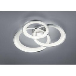 Plafonnier Granada Chrome 1x36W smd led - Gris
