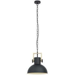 Pendant la lumière noire Lubenham, brun Ø30cm h: 110cm