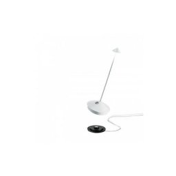 Pina Pro lampe de table led rechargeable et dimmable blanche