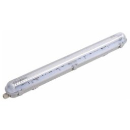 Kit de Réglette led étanche + Tube Néon led 120cm T8 18W - Blanc Neutre 4200k - 5500k Silumen