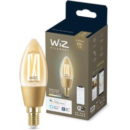 Ampoule led Connectée Wi-Fi, Flamme E14, Nuances de Blanc, équivalent 25W, 370 lumen, fonctionne