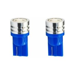 2x ampoule led 12V 5W T10 bleu W2,1x9,5D moto voiture tracteur remorque