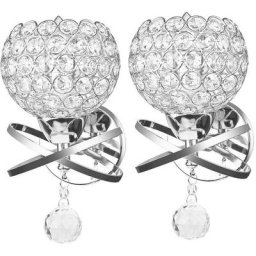 Moderne Lampes Murales en Cristal Style Pendentif en Cristal Lampe Mur Lumière pour Salon Chambre