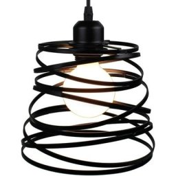 Stoex - Suspension Luminaire Industrielle Design forme Ressort Cage ø 20cm,Lampe de Plafond en