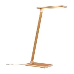 Sulion - Lampe de Bureau led 8W Réglable en température et intensité de couleur Or