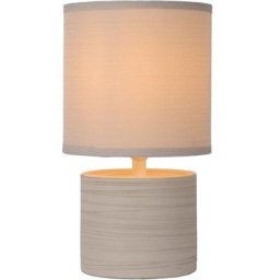 Lampe de table - 1xE14 - Crème Lucide greasby