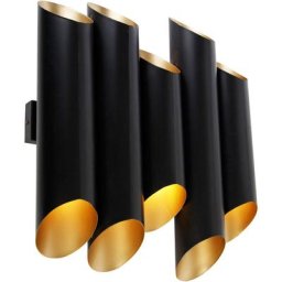 Whistle - Applique murale Moderne - 10 lumière - l 50 cm - Noir - Moderne - Salon i Chambre i