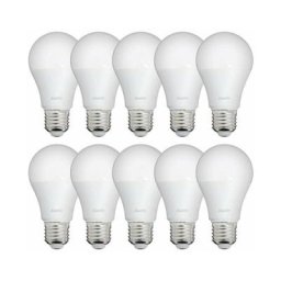 Xanlite - Lot de 10 Ampoules led A60, culot E27, 9W cons. (60W eq.), lumière Blanc Chaud