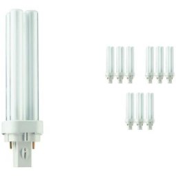 Philips - Lot 10x master pl-c 13W - 840 Blanc Froid 2 Pin - 4000K - Blanc Froid