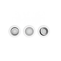 Philips Hue White Ambiance, Milliskin spots encastrés blancs 3x5W, compatible Bluetooth, fonctionne