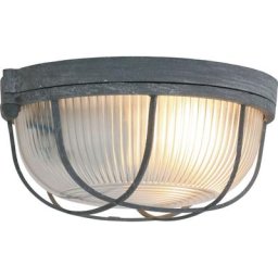 Mexlite - Plafonnier Lisanne Gris en Marron - Verre - 1342GR - Gris en Marron
