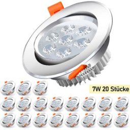 Spot encastrable à led, Spot led encastrable, Spots à encastrer 3W-7W, Encastrable 7w Blanc chaud