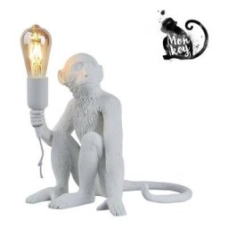 Lampe à poser singe Rila Blanc - Blanc
