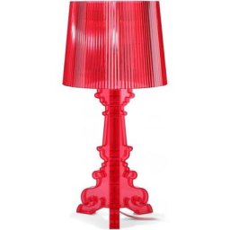 Privatefloor - Lampe de table Bour - Petit modèle Rouge - Acrylique, Plastique - Rouge