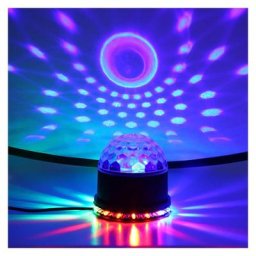 Projecteurs LED RGB 6W,Ampoule LED Disco Party, Lumière Disco, Lumière DJ Effet Boule de Chrystal,