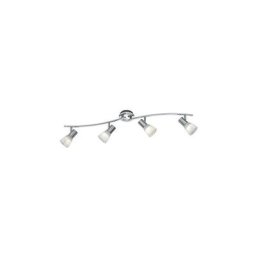 Trio Lighting - Plafonnier Levisto Nickel Mat 4x40W E14 - Gris