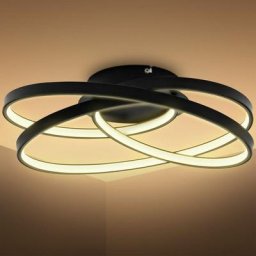 I plafonnier led design i lampe de plafond salon i lumière blanche chaude 3000 k i 35 Watt i lampe