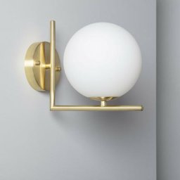 Ledkia - Lampe Murale Métal et Verre Moonlight Design Doré - Doré