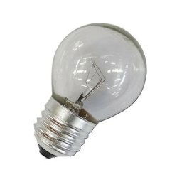 Ampoule incandescente sphérique transparente 40w e27 (usage industriel uniquement)