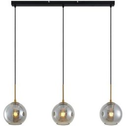 Lindby - Suspension en verre à intensité variable 'Hiwana' en verre pour salon & salle à manger