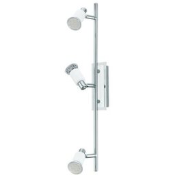 Eglo Spot LED ERIDAN chrome, blanc glänzend, GU10 max. 3X5W