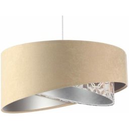 Suspension galaxy asymetric - Beige sable, multicolore, argent - Beige sable, multicolore, argent