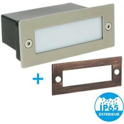 Encastrable murale laguna d'extérieur 1,5W IP65 2 Covers Température de Couleur: Blanc neutre 4000K