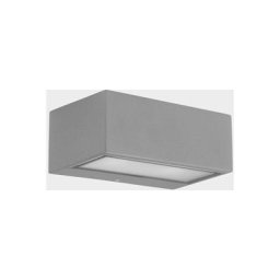 Leds C4 Applique Ip66 Nemesis Aluminium 70170Mm R7S 100W Gris 640Lm - gris