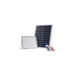Projecteur Solaire led 20W IP65 (Panneau Solaire + Télécommande Inclus) - Blanc Froid (6000K