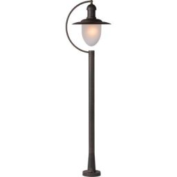 Lanterne / lampadaire exterieur - 1xE27 - Rouille Lucide aruba