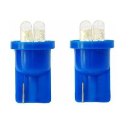 2x ampoule led bleu 12V T10 W2,1x9,5D 0,96W 4x flux 3mm voiture remorque moto camion