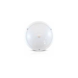 Miidex Lighting - led Hublot + Détecteur ir Ø300 18W 1600LM 4500K IP65 Blanc