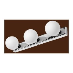 Applique Salle De Bain Coulisse 3 Lumières Classe 2 - Chrome