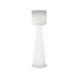 MOOVERE - Lampadaire d'extérieur 140 lumière blanche froide par câble hauteur 140cm - Blanc