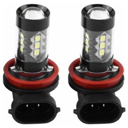 Ampoules Antibrouillard led H11 H8, 2 Ampoules de Phare led 80 w, Ampoules de Feux Diurnes 12 v à