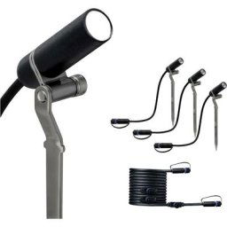 Plantini 94156 Système d'éclairage Plug&Shine extension pour spots de jardin led jeu de 3 led 7.5 w