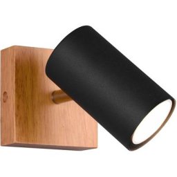 Plafonnier Marley Noir mat 1x15W GU10 - Noir