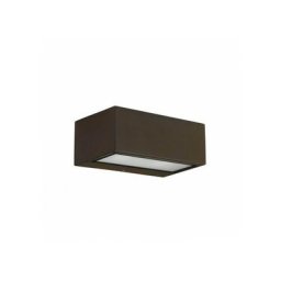 Leds-c4 - Applique E27 Nemesis, aluminium et verre, marron - Marron